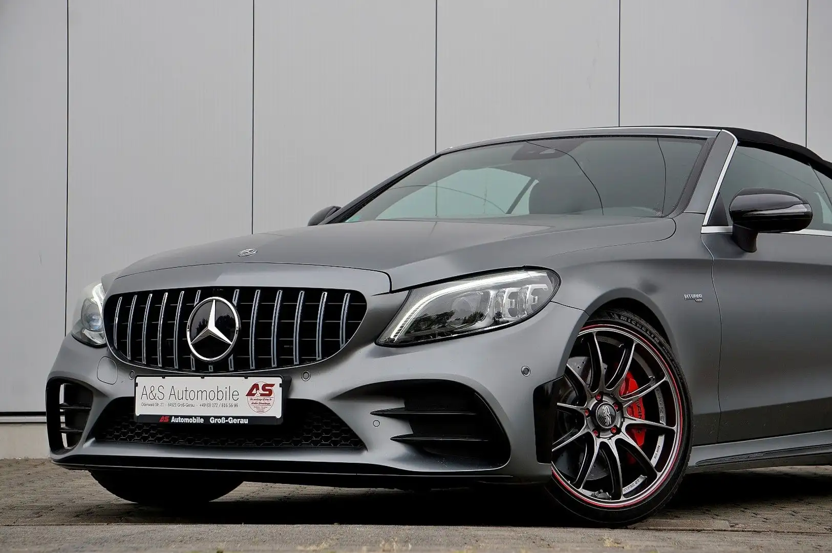 Mercedes-Benz C 43 AMG C43 AMG 4M Cabrio *UNFALLFREI *ERSTLACK *DESIGNO Grau - 1
