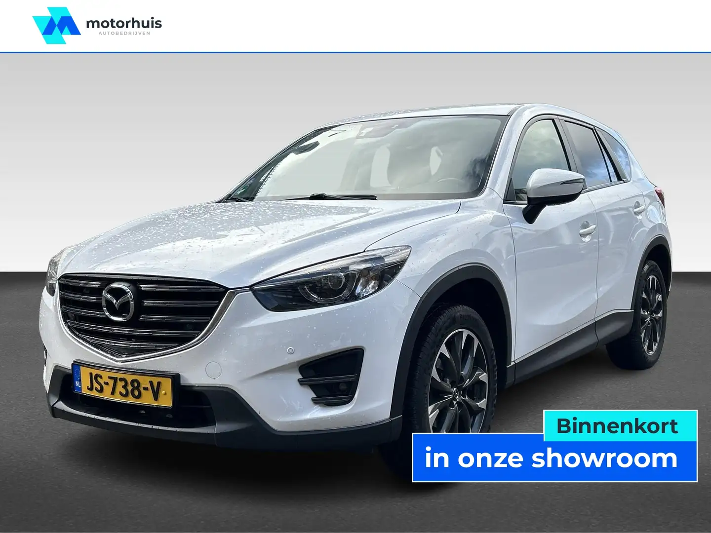 Mazda CX-5 2.0 SKYACTIV-G 165PK SKYLEASE GT NAVI LEDER BOSE L Blanc - 1