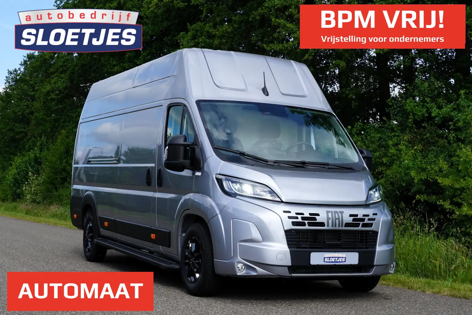 Fiat Ducato 2.2 MultiJet L4H3 3.5t Heavy 180 pk |Full LED kopl Grau - 1