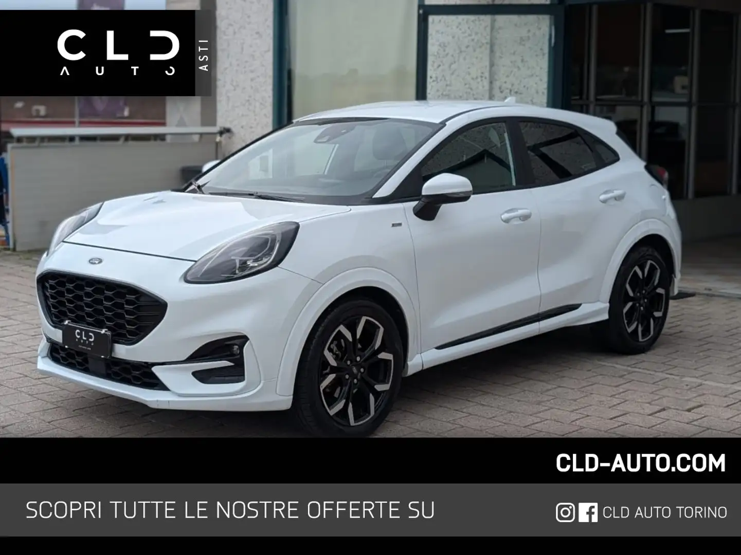 Ford Puma 1.0 ecoboost h ST-Line s Bianco - 1