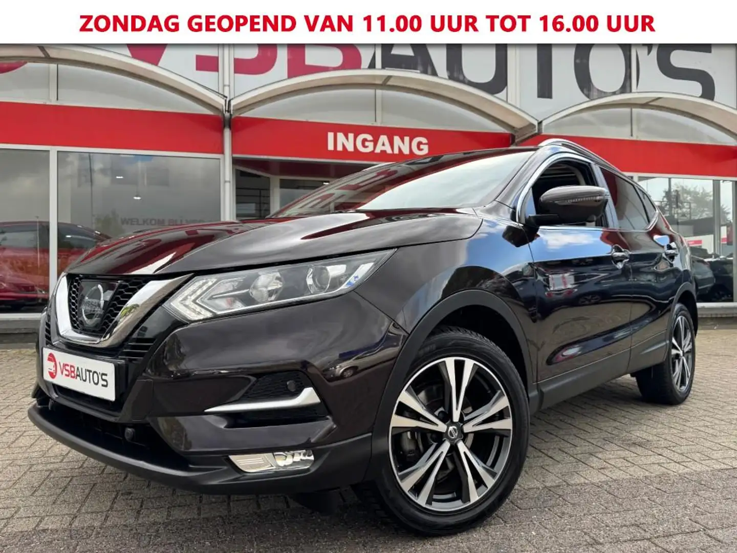 Nissan Qashqai 1.2 DIG-T N-CONNECTA PANO-DAK TREKHAAK NAVI CAMERA Noir - 1