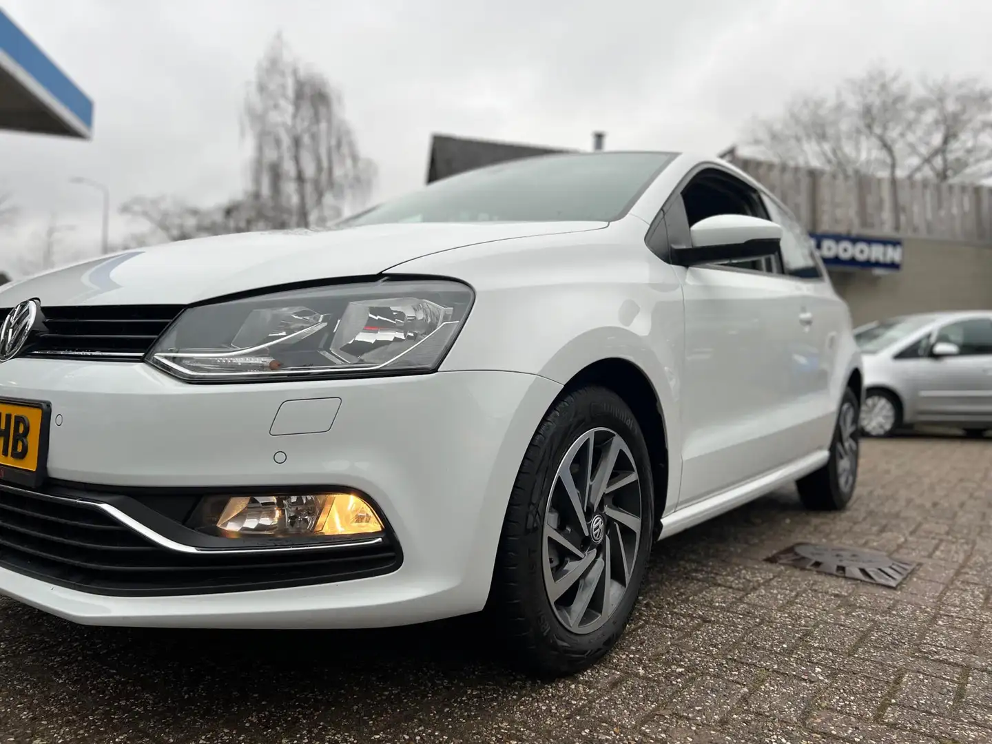 Volkswagen Polo 1.0 Easyline *CLIMA*STOELVERW.*NAVI*CRUISE*PDC*LM. Wit - 2