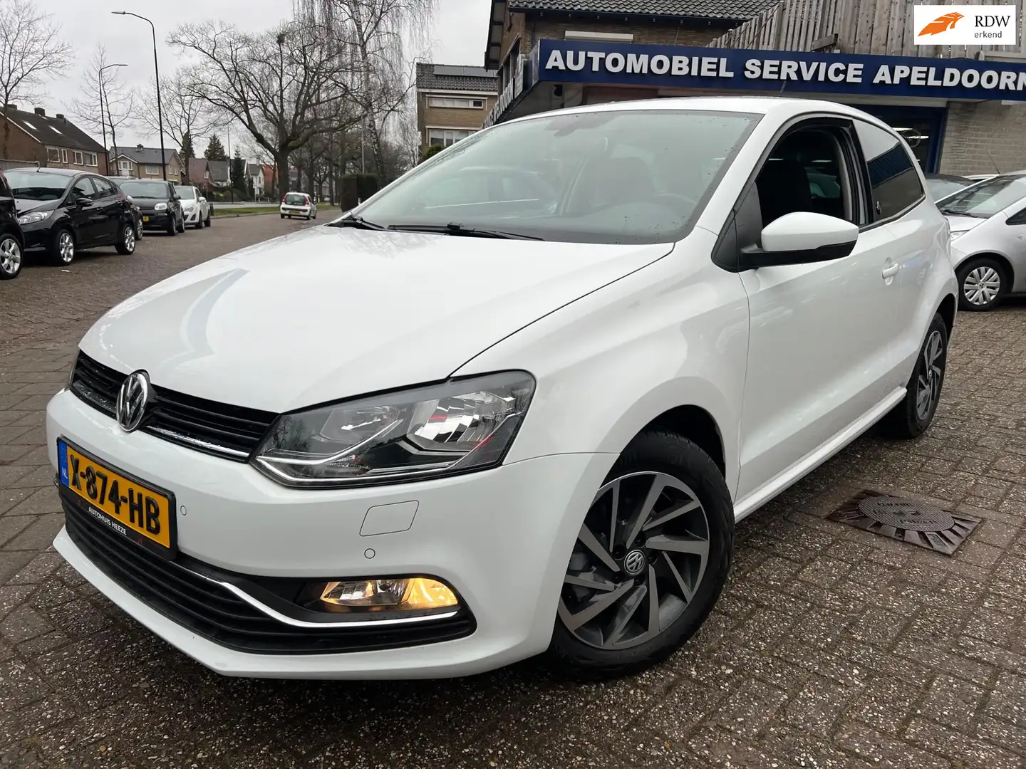 Volkswagen Polo 1.0 Easyline *CLIMA*STOELVERW.*NAVI*CRUISE*PDC*LM. Wit - 1