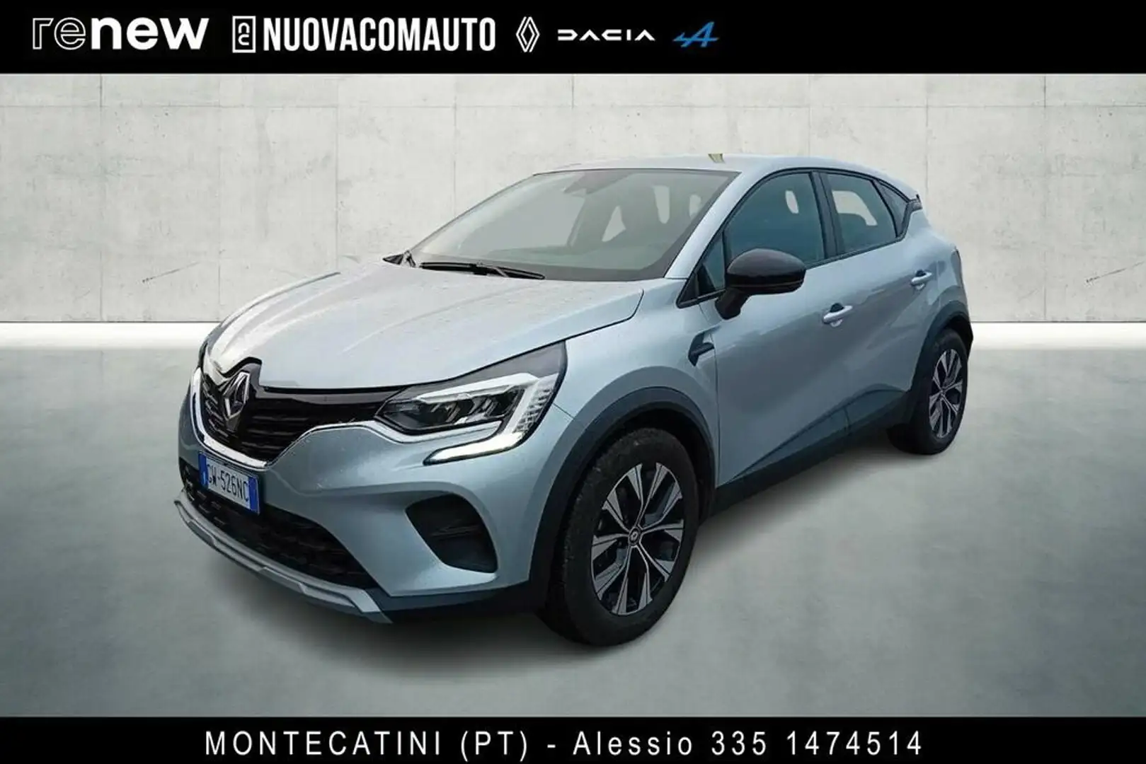 Renault Captur 1.6 hybrid Equilibre E-Tech 145cv auto Grigio - 1