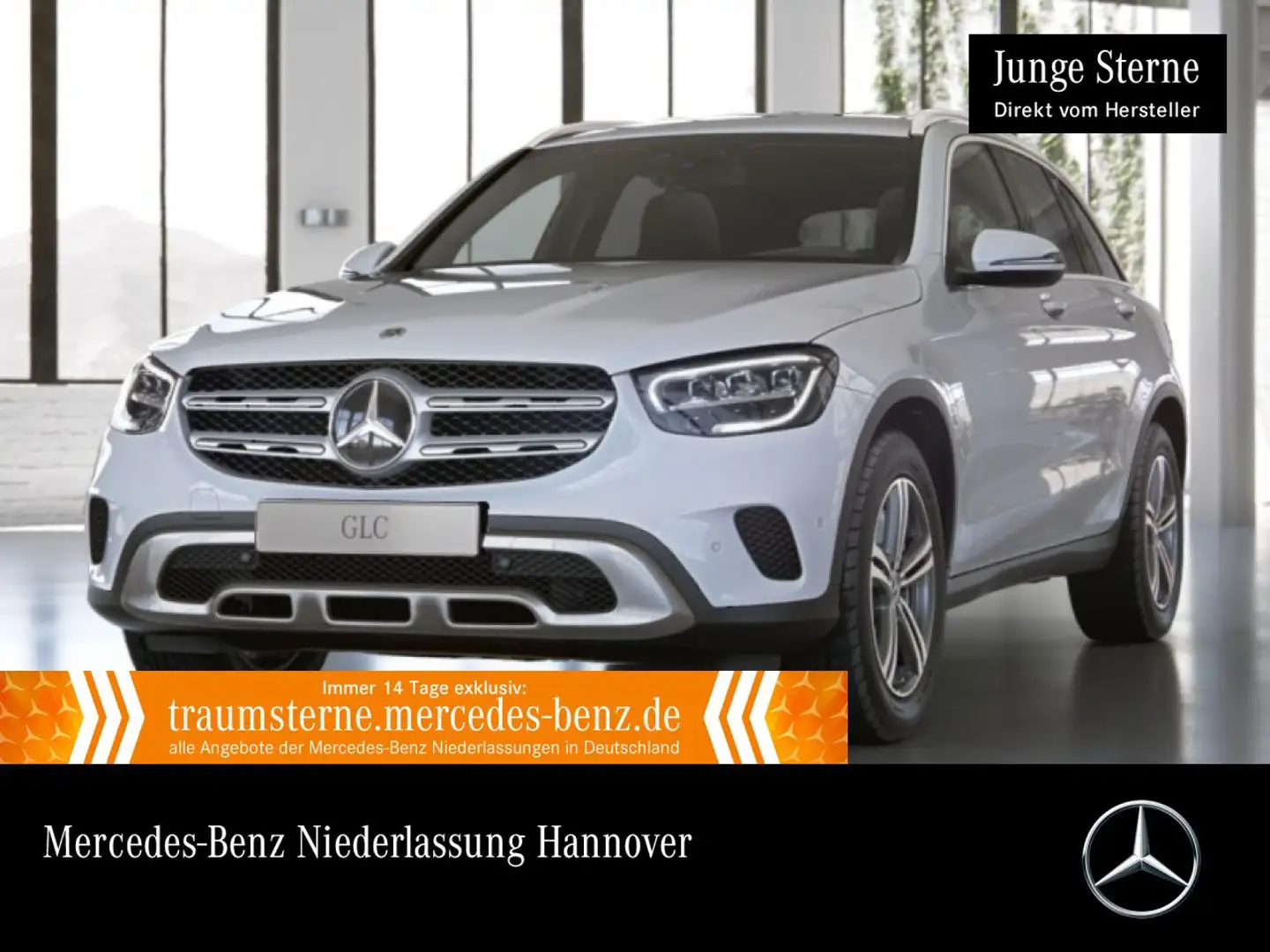 Mercedes-Benz GLC 300 de 4M AHK+LED+FAHRASS+KAMERA+KEYLESS+9G Weiß - 1