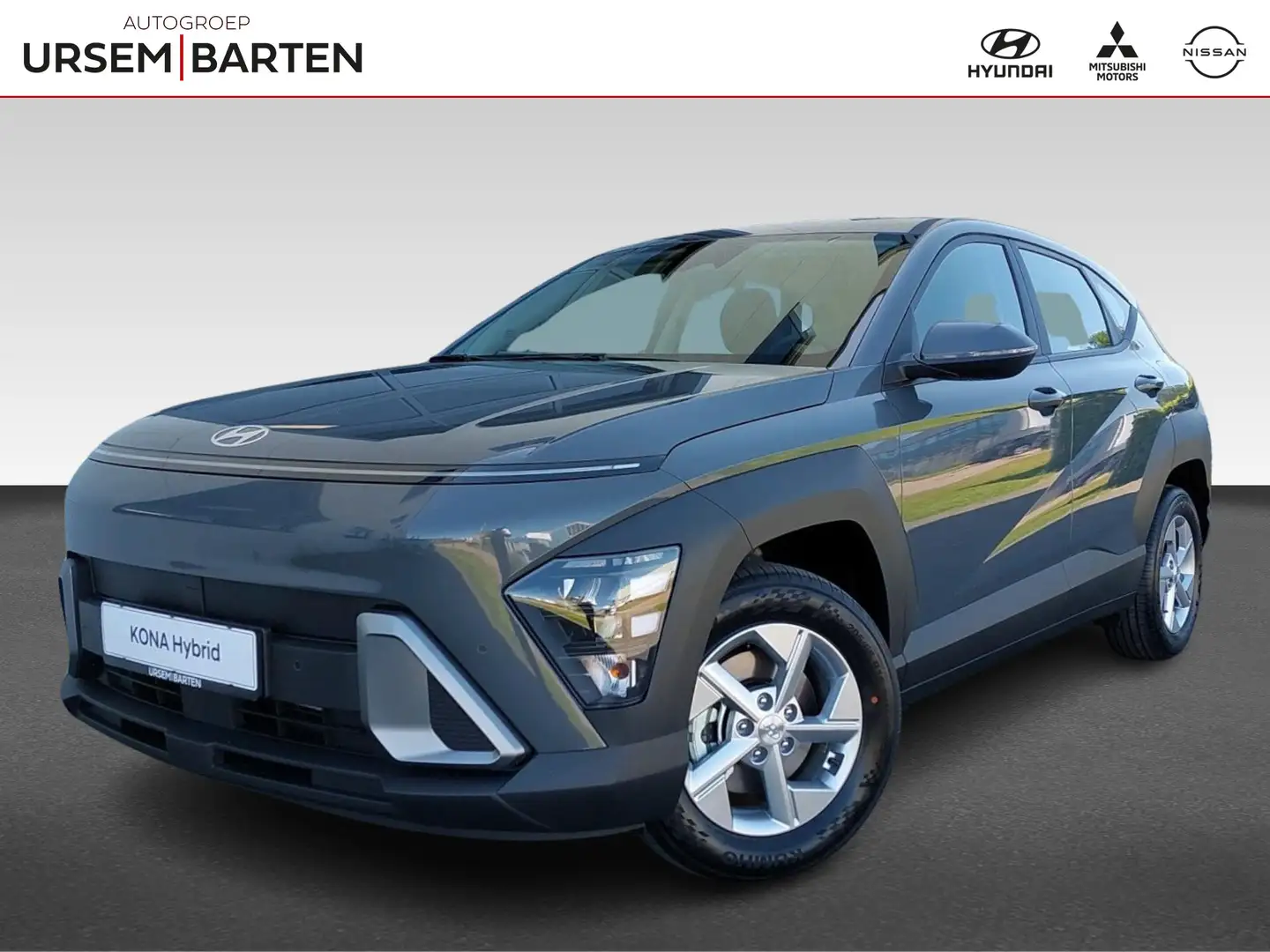 Hyundai KONA 1.6 GDI HEV Comfort VAN: €36.090 VOOR: €33.090 Grijs - 1