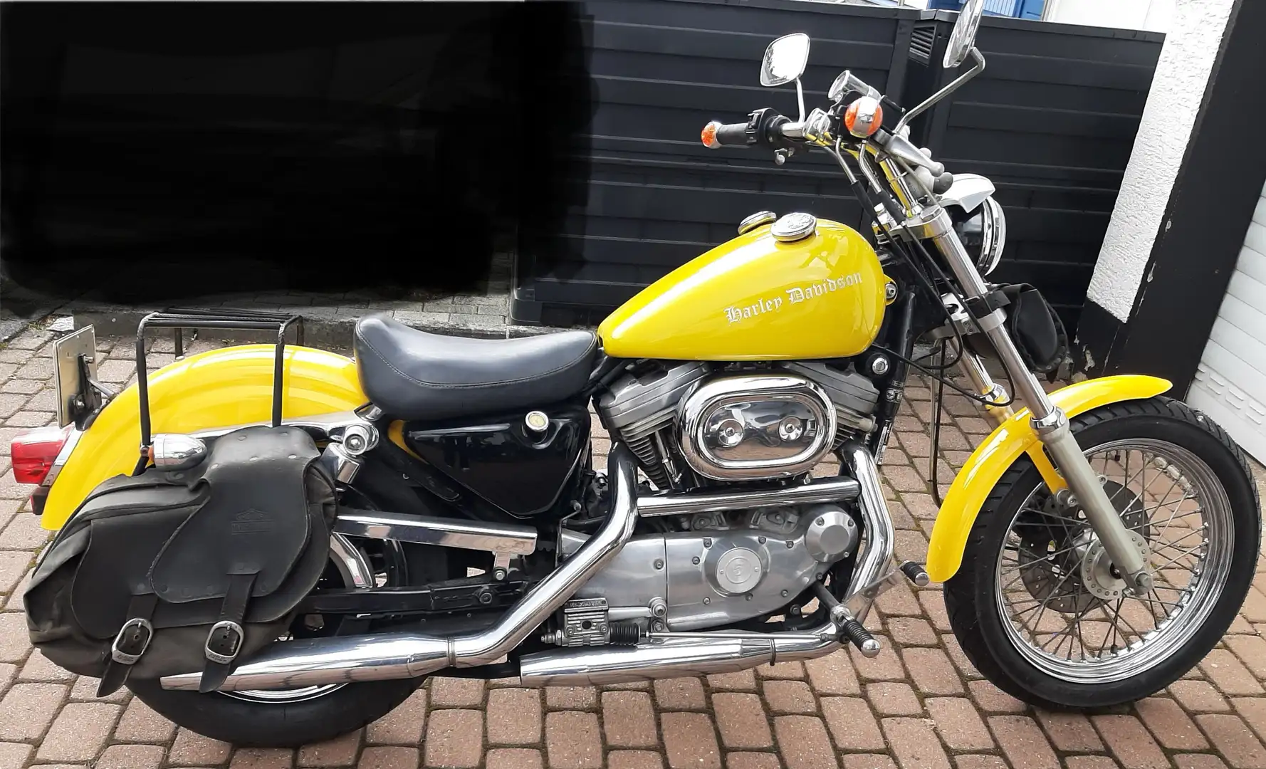 Harley-Davidson Sportster Sportster 883 auf 1200 cm umgebaut Żółty - 2