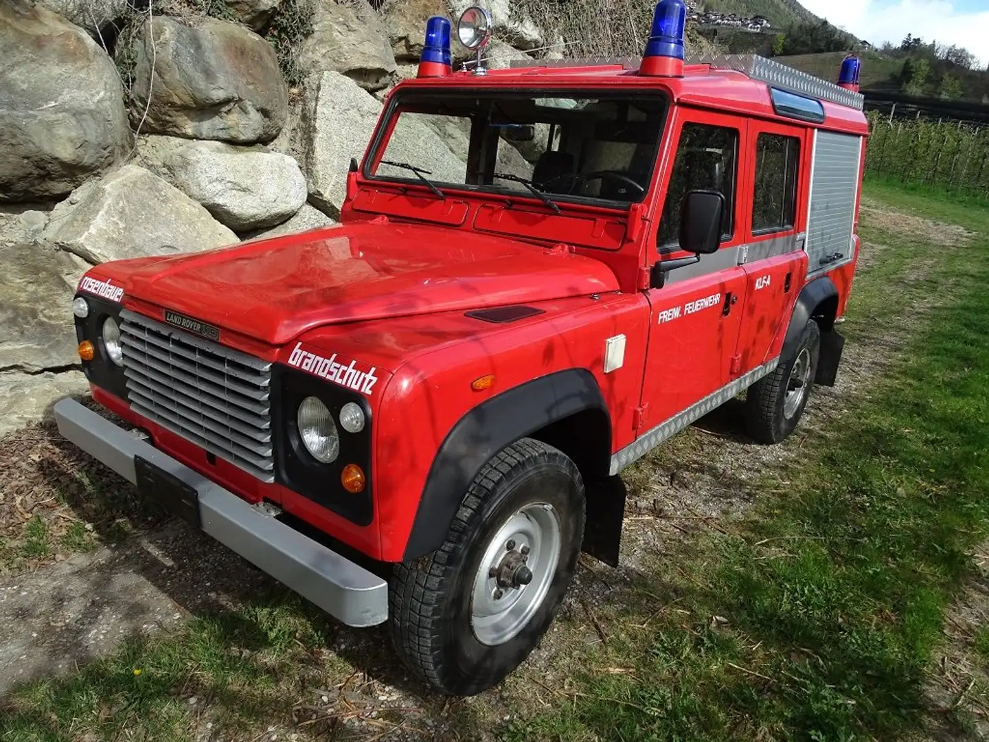 Land Rover Defender 3.5 V8 vigili di fuoco 18000 km Червоний - 1