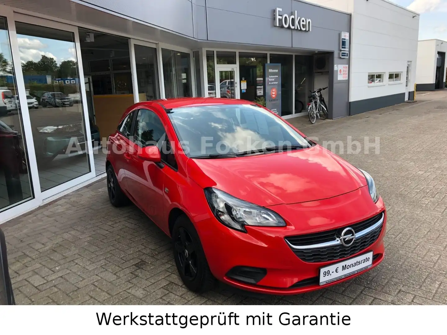 Opel Corsa E Edition 3-türig Rouge - 1