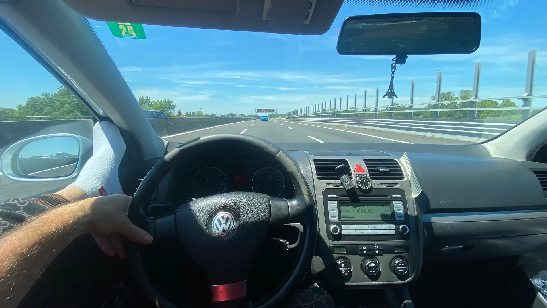 Volkswagen Golf Golf V 2007 5p 1.9 tdi Comfortline 6m Grigio - 2