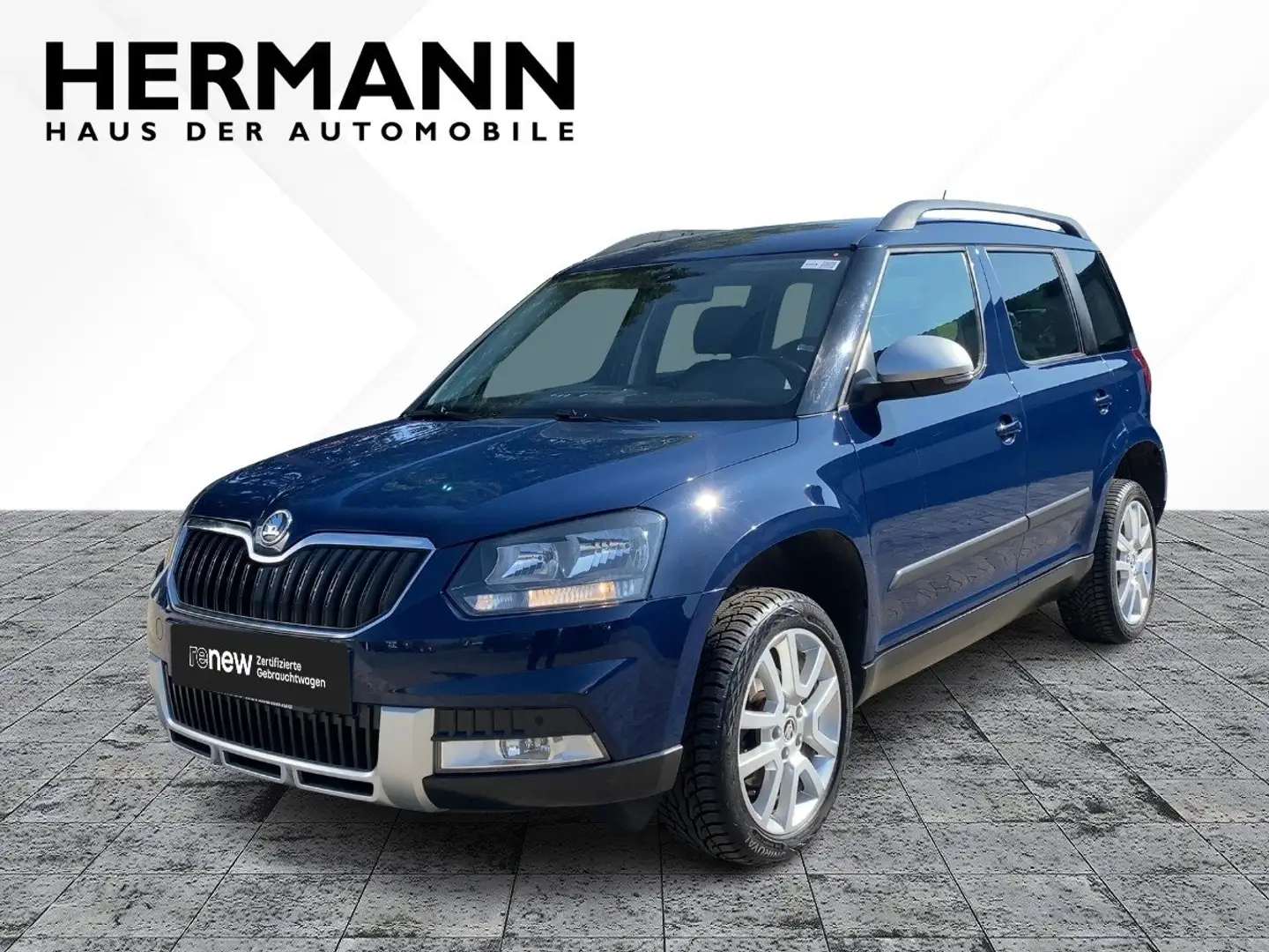 Skoda Yeti 2.0 TDI Green tec Ambition Outdoor AHK*LED Bleu - 1
