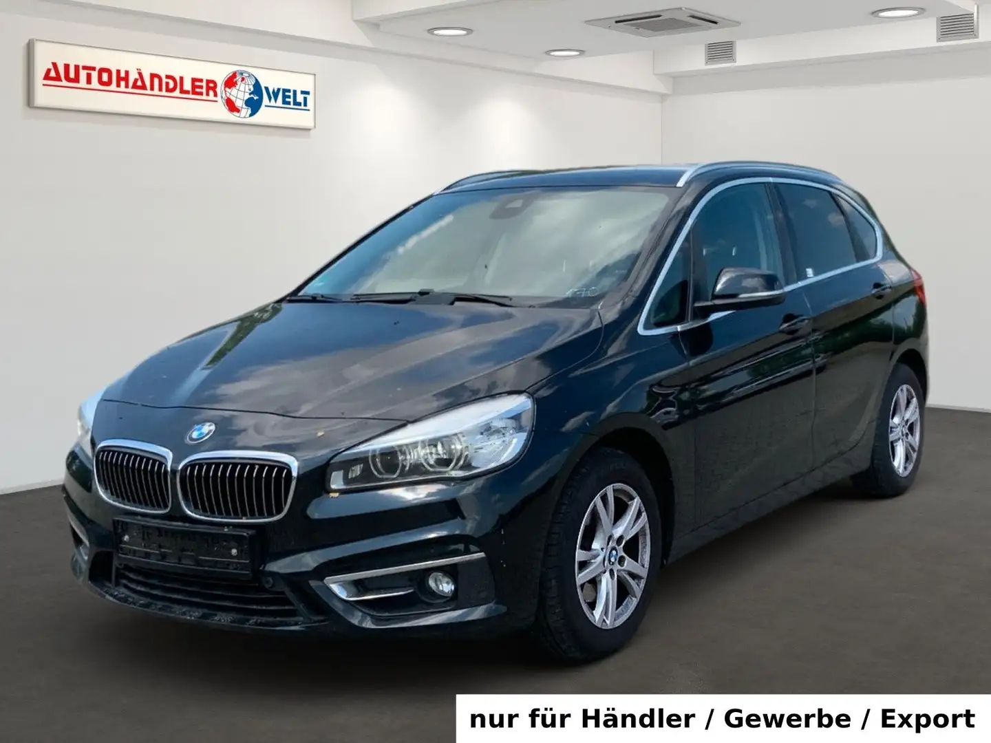 BMW 218 218d AT Luxury Leder Memory Navi AAC LED AHK Czarny - 1