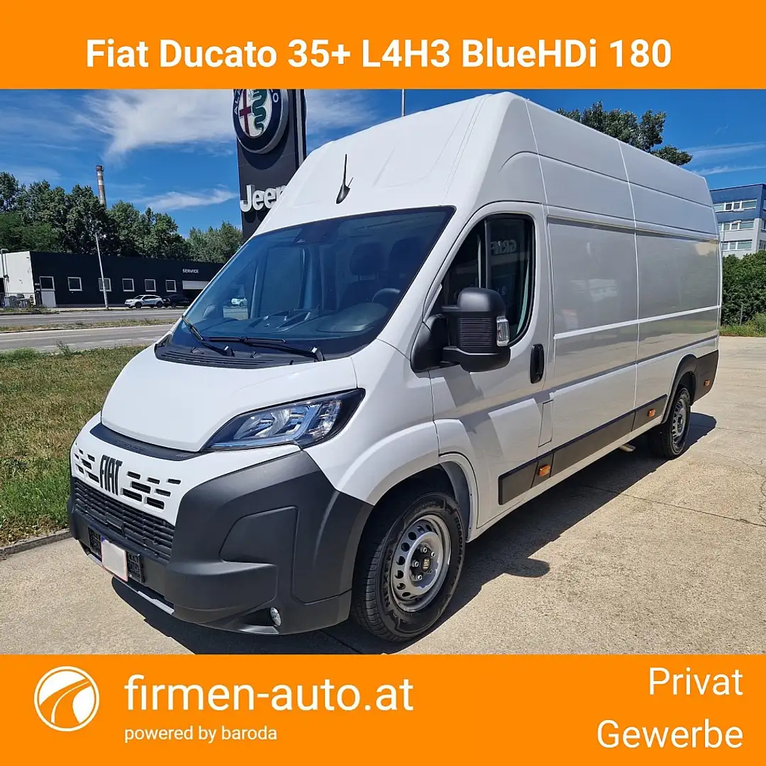 Fiat Ducato Ducato 35+ L4H3 BlueHDi 180 S&S Weiß - 1