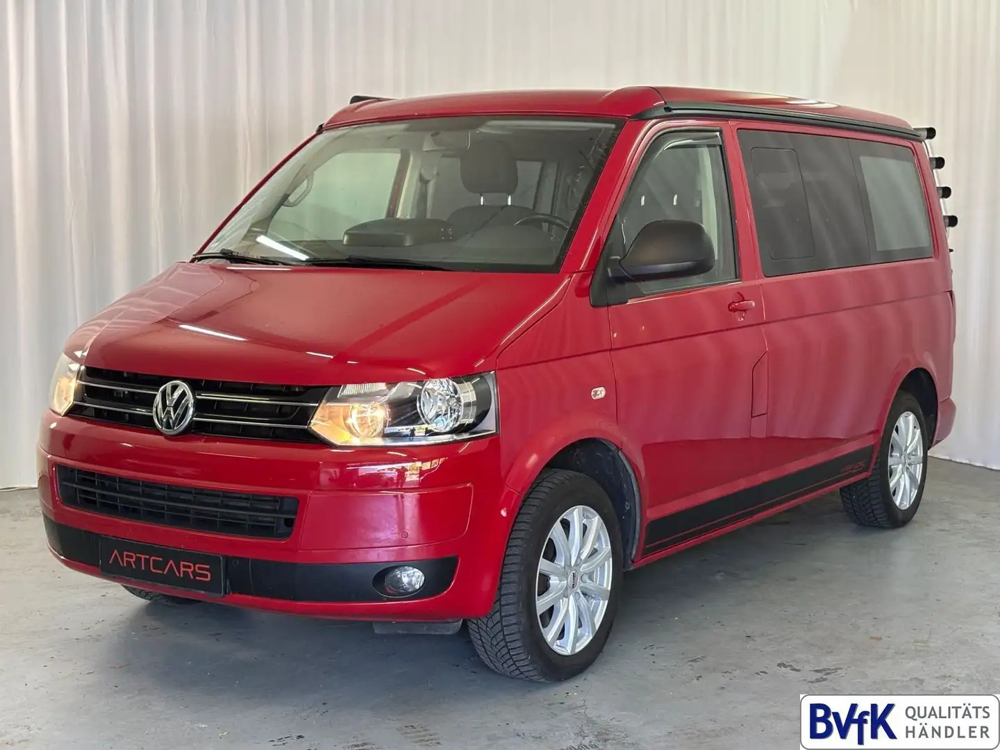 Volkswagen T5 California Beach 2.0 TDI 4Motion Aufstelldach Rot - 1