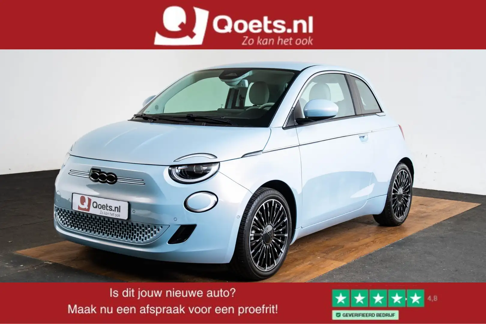 Fiat 500 La Prima 42 kWh Stoelverwarming - Achteruitrijcame Bleu - 1