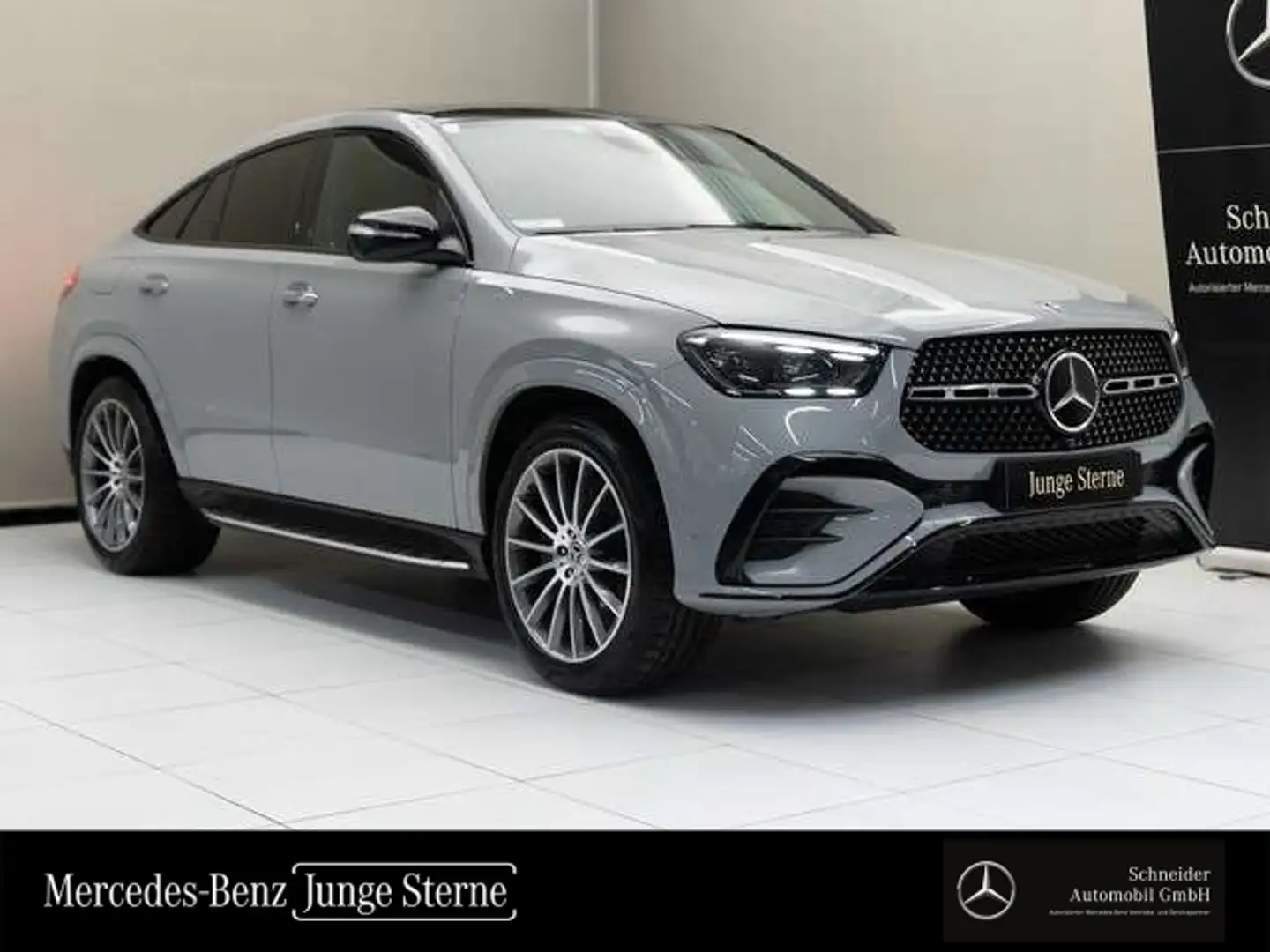 Mercedes-Benz GLE 350 de 4MATIC Coupé Pano HUD W-Paket ACC Gris - 1