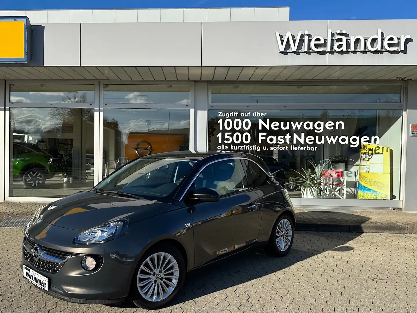 Opel Adam Glam, GLASDACH Klimaautomatik ALU Sitzheizung Schwarz - 2