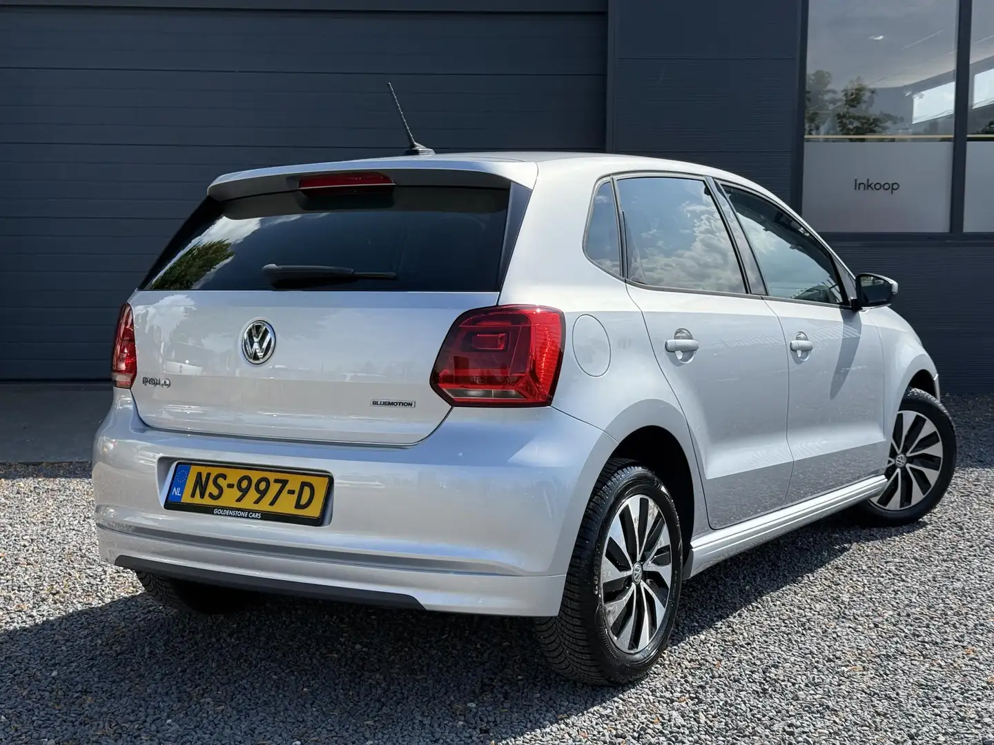 Volkswagen Polo 1.0 BlueMotion Edition Navi,Airco,Cruise,Lm velgen Gri - 2