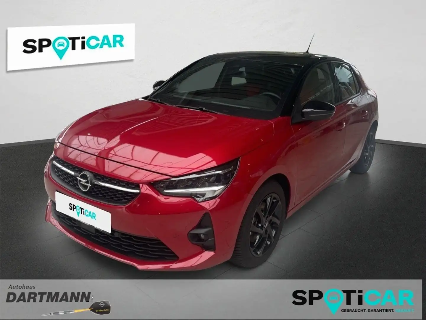 Opel Corsa GS 1.2 Turbo DAB,SHZ,LHZ,LED,RFK.... Rood - 1