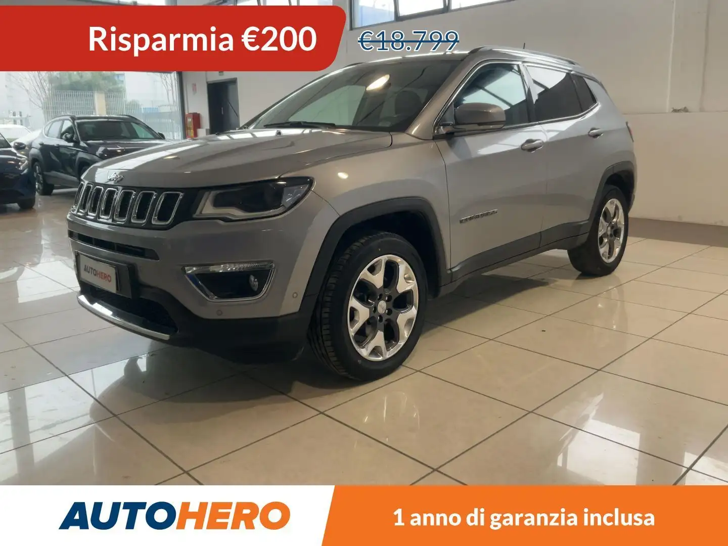 Jeep Compass 2.0 M-Jet Limited aut. 4WD Argento - 1