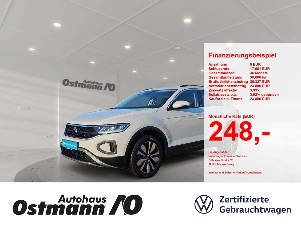 Volkswagen T-Roc 2024 — 1.5 TSI DSG Move AHK LED PDC KAM APP Connect