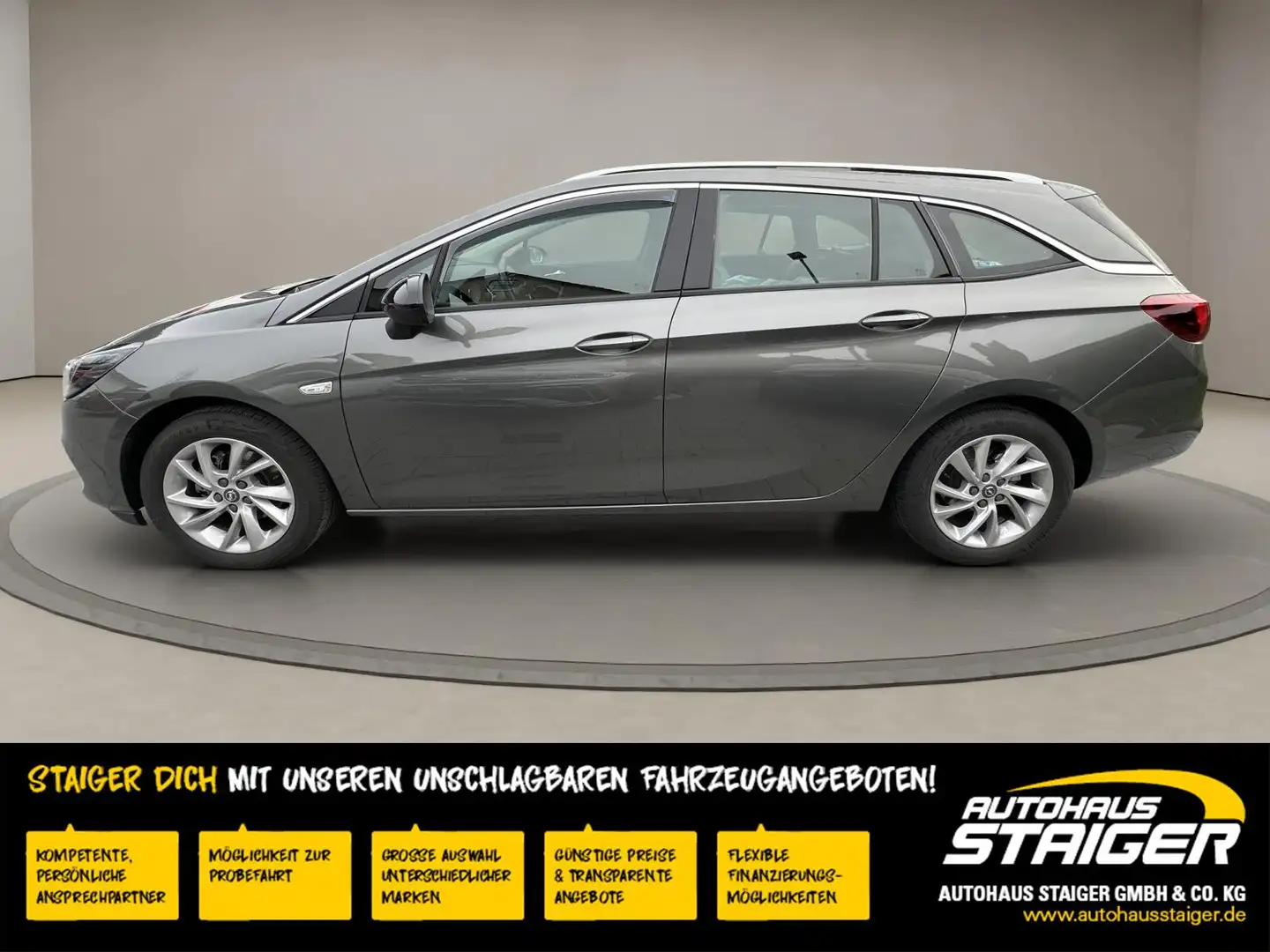 Opel Astra 1.4 Turbo+Navi+Sitzheizung+Tempomat+Kamera+ Szary - 2