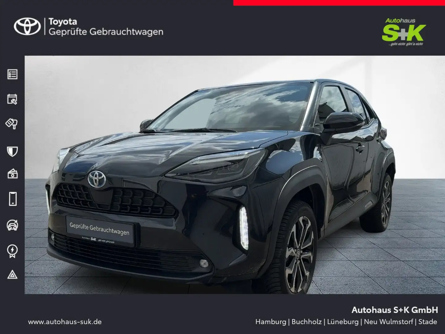 Toyota Yaris Cross 1.5 Hybrid Team D*CARPLAY+SAFETYSENSE+LED+NAVI** Schwarz - 1