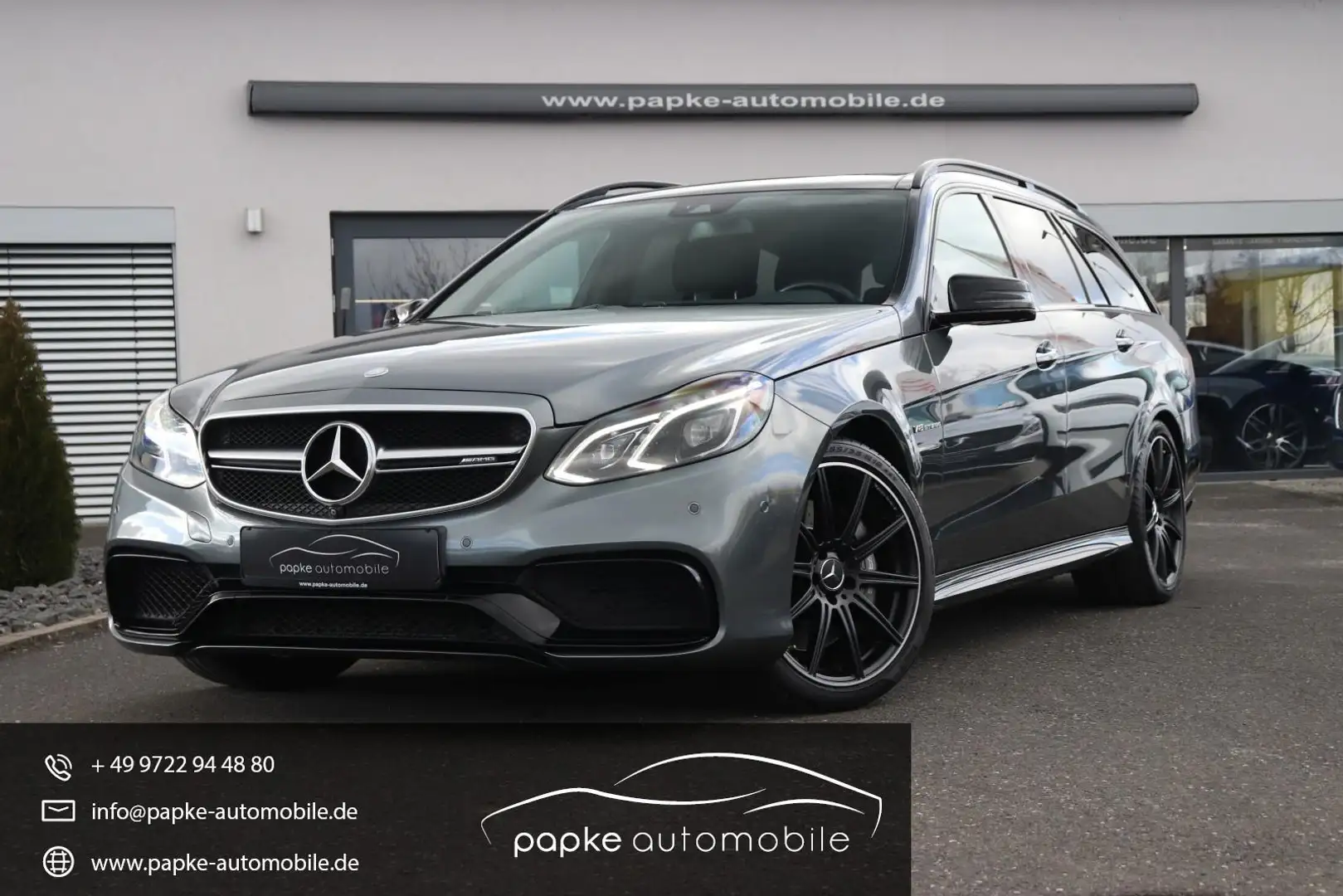 Mercedes-Benz E 63 AMG 4M +DRIVER´S+NIGHT+PANO+H&K+ASSIST+LED+ Szary - 1