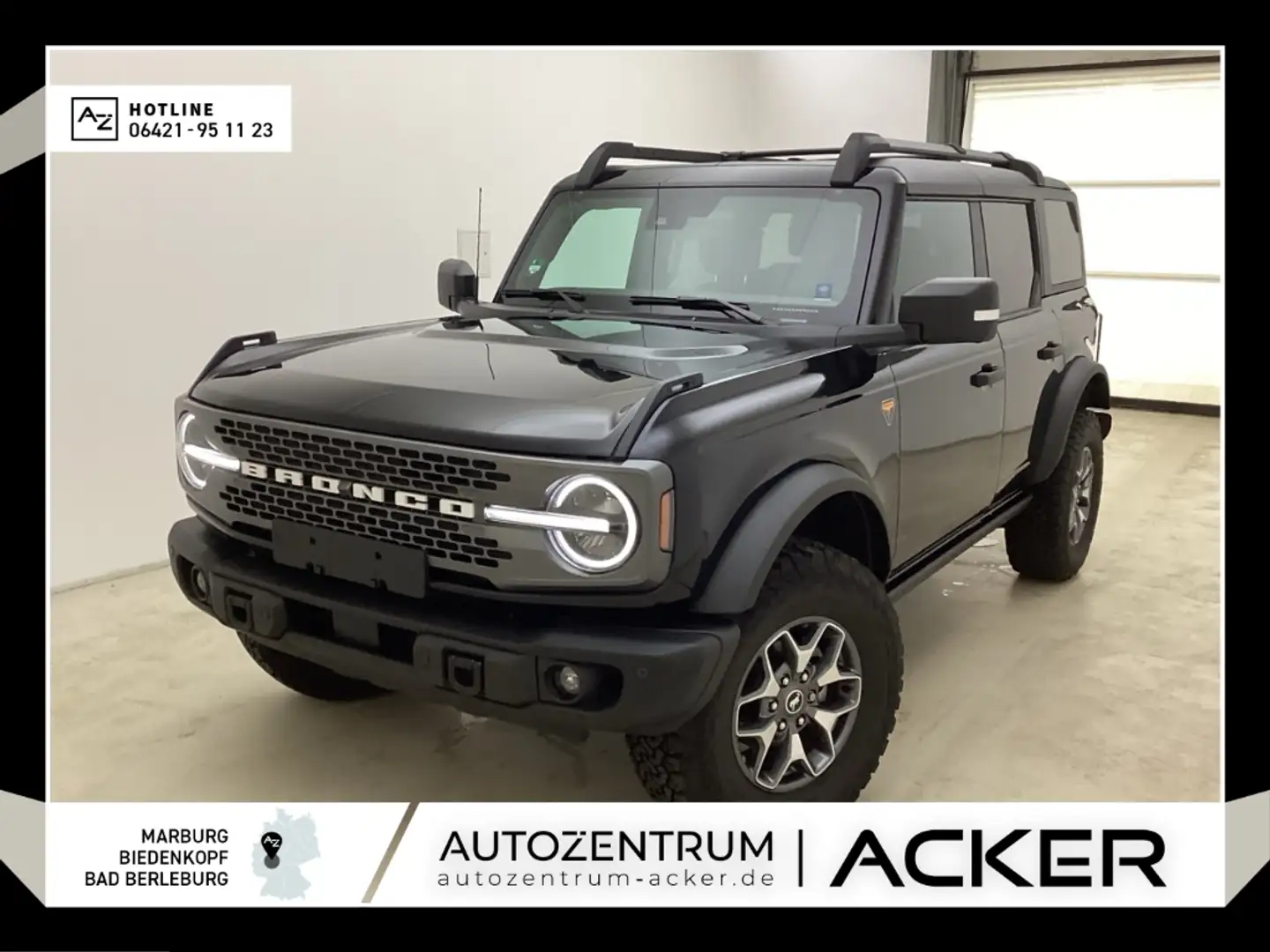 Ford Bronco Badlands 4x4 10AT. ACC/360Kam/SYNC4 -22%* Noir - 1