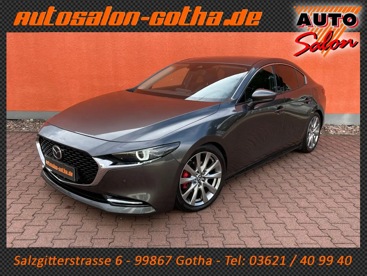 Mazda 3 Lim. Skyactiv-X Selection LED+NAVI ACC 360*CAM Grau - 1