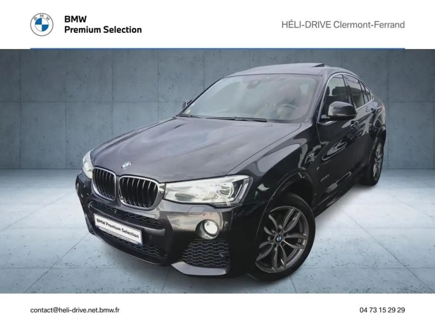 BMW X4 xDrive20dA 190ch M Sport Gris - 1