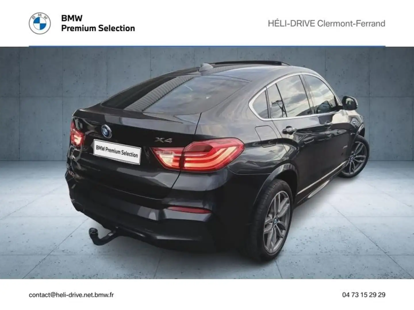 BMW X4 xDrive20dA 190ch M Sport Gris - 2
