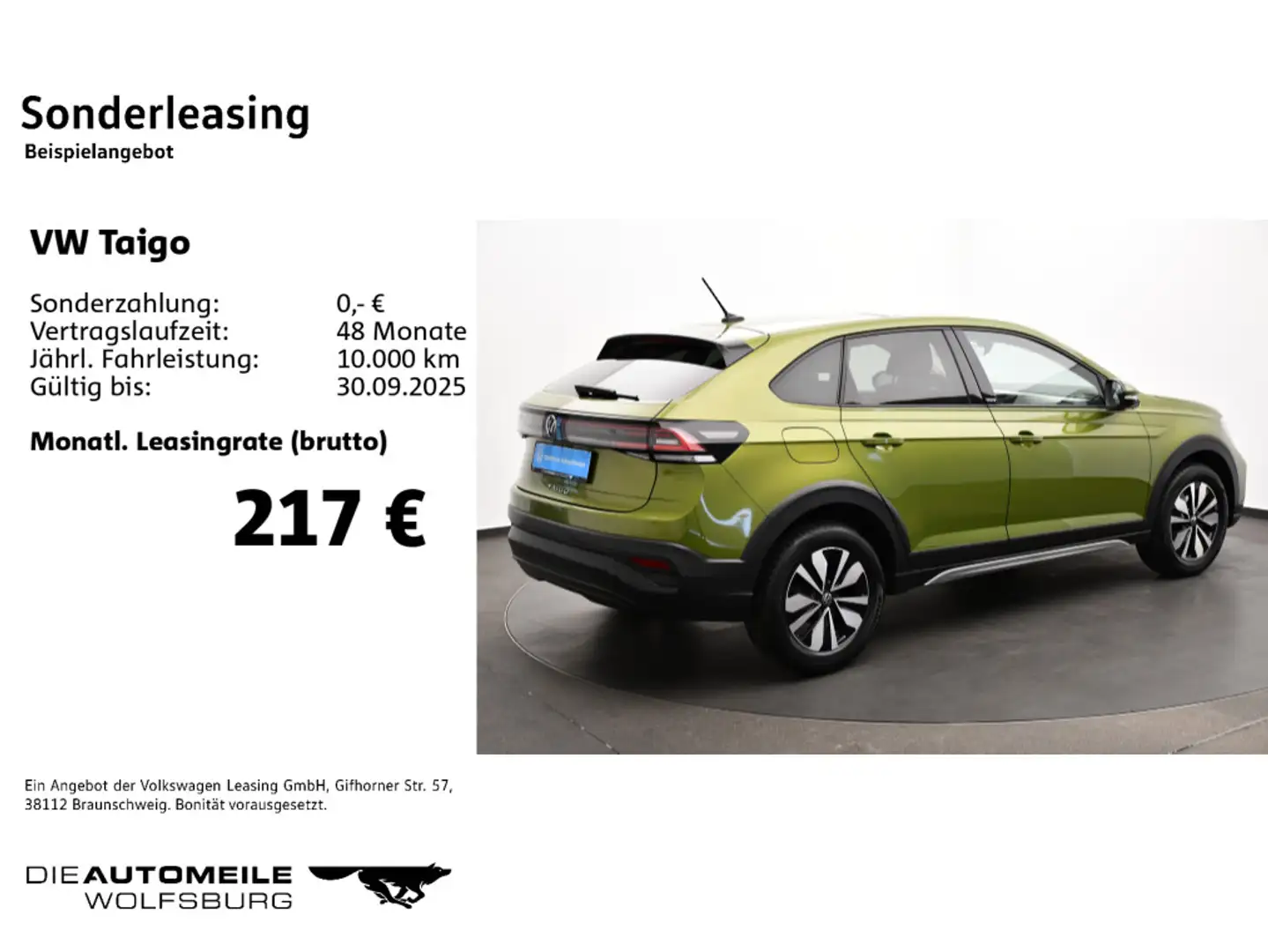 Volkswagen Taigo 1.0 TSI Move LED/Pano Grün - 2