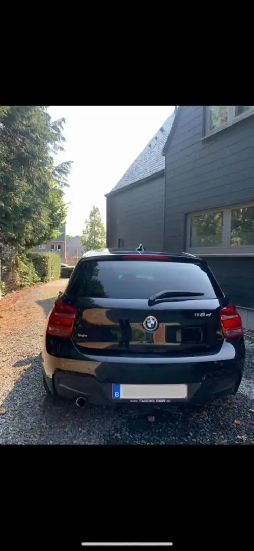 BMW 118 118d manueel Zwart - 2