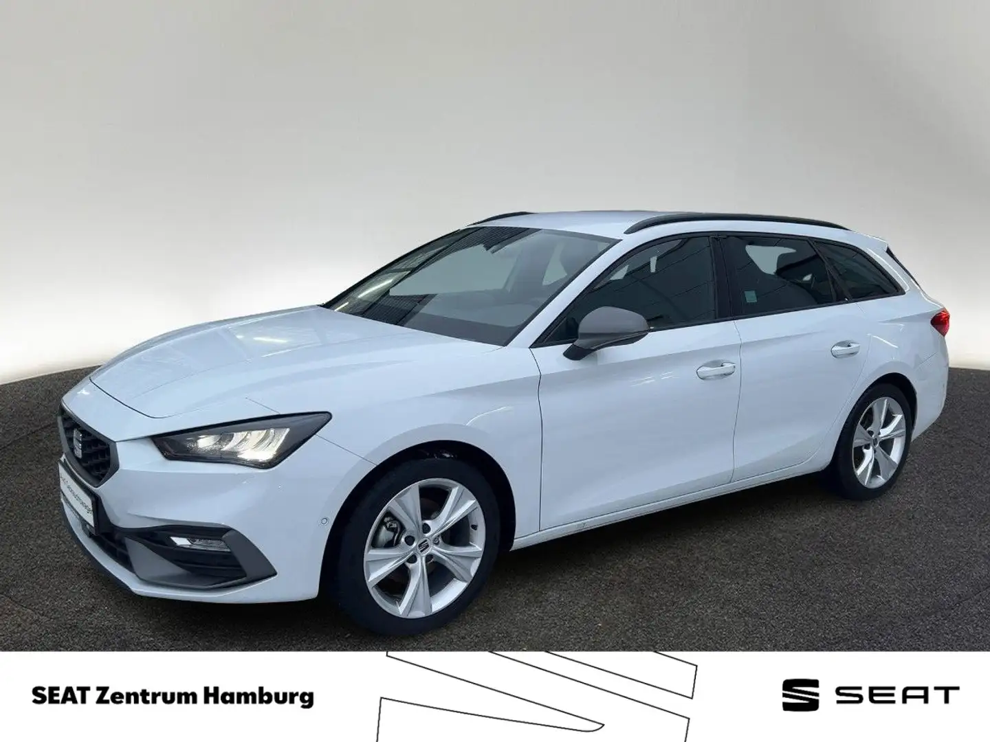 SEAT Leon Sportstourer 1.5 eTSI FR DSG Navi Link Kame Weiß - 1