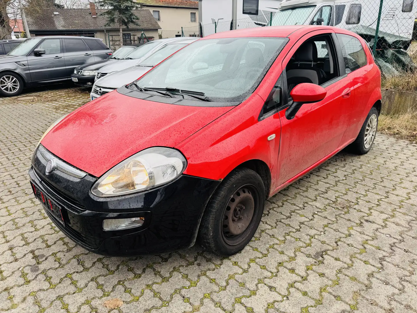 Fiat Punto Pop 1.3i 70PS 12/2012 EURO 5 Rot - 1