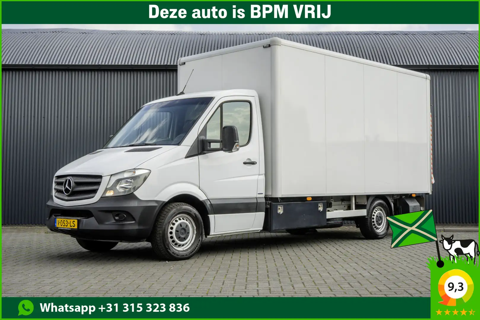 Mercedes-Benz Sprinter 314CDI | Bakwagen met Laadklep | Camera | Cruise | Wit - 1