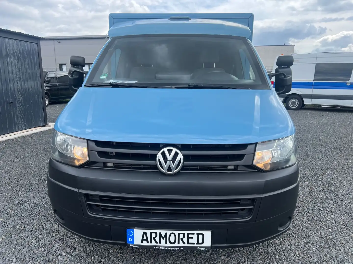 Volkswagen T5 Transporter T5 2.0 TDI*LANG*3-SITZE*GELDTRANSPORTER*ARMORED* Blau - 2