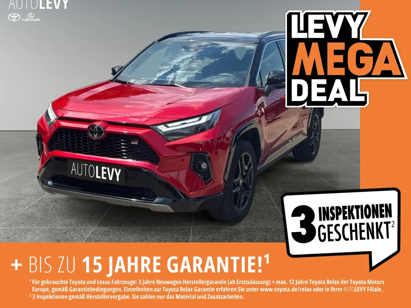 Toyota RAV 4 RAV4 2.5 Hybrid GR Sport *4x4*CLEVERPROTECT*360* Rot - 1