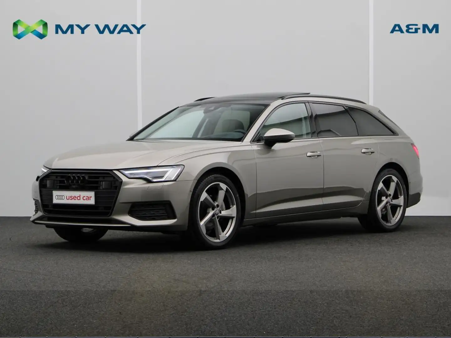 Audi A6 Avant 35 TDI 163 PK S-TRONIC AUTOMAAT Beige - 1