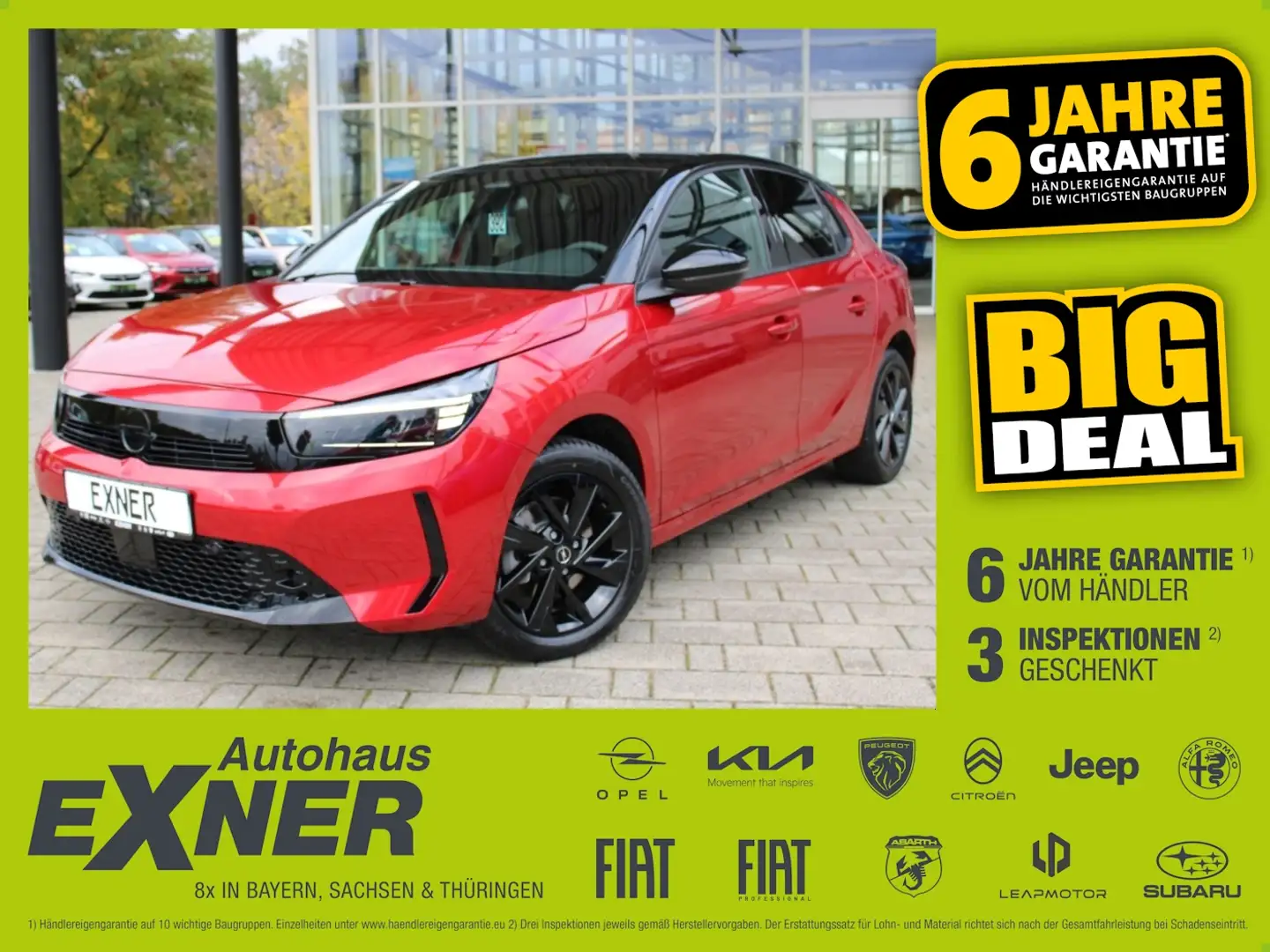 Opel Corsa YES 1.2 Direct Injection Turbo 74 kW LED Rouge - 1