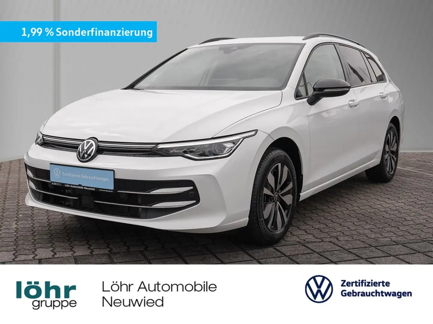 Volkswagen Golf VIII Variant 1.5 TSI GOAL /AHK/Navi/LED/ACC Weiß - 1