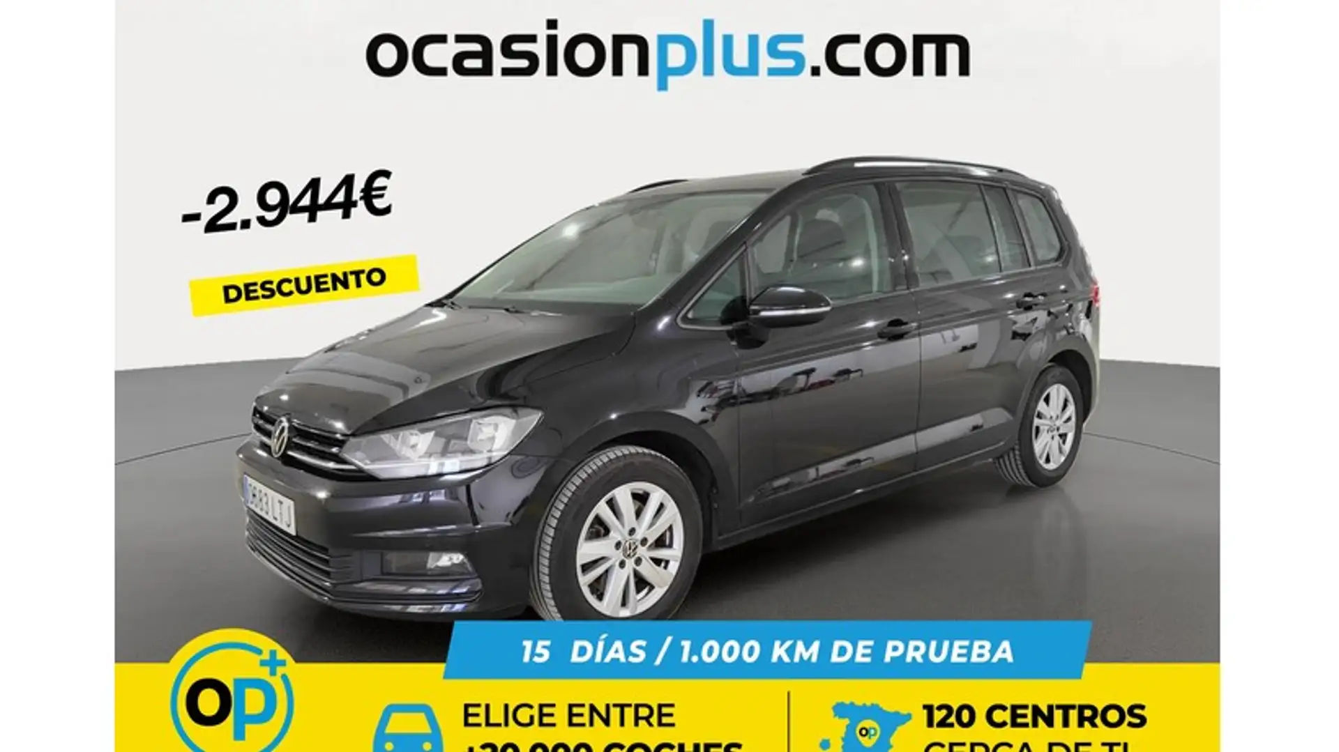 Volkswagen Touran 2.0TDI Business 90kW Negro - 1