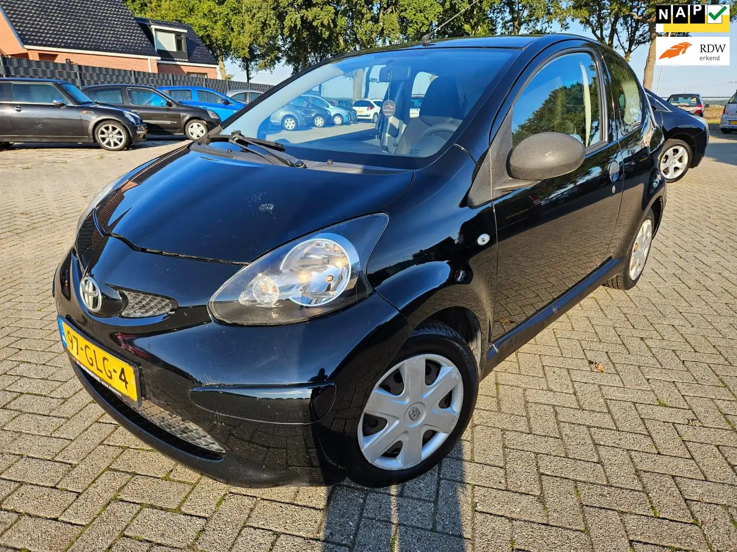 Toyota Aygo 1.0-12V 2008. Airco. APK 07-2026. Inruilkoopje! Zwart - 1