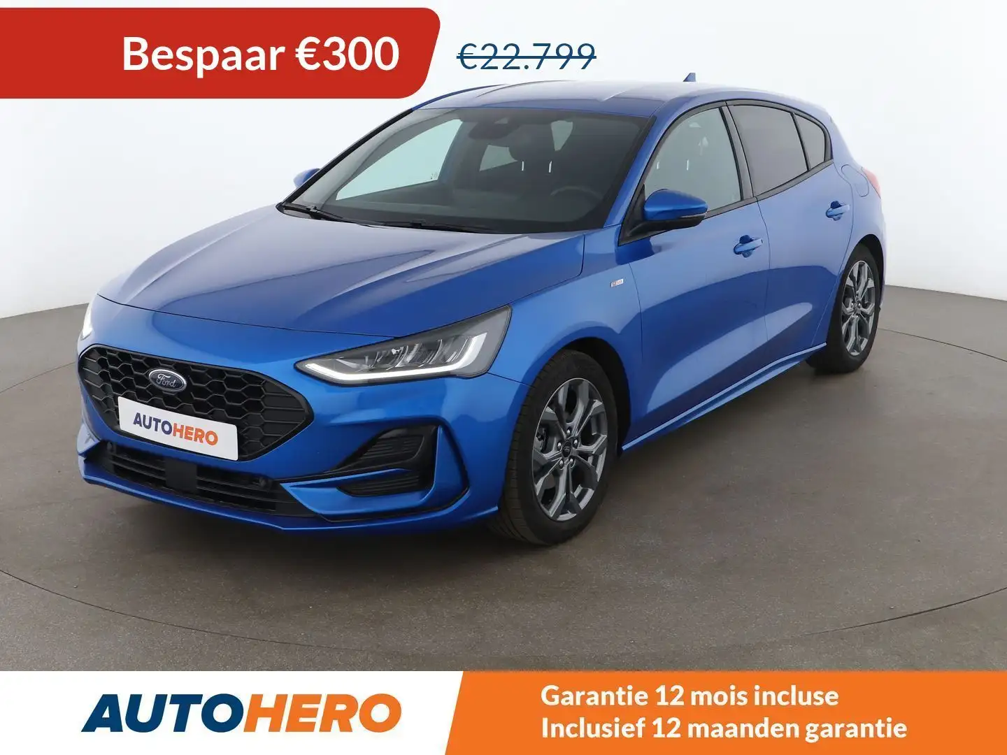 Ford Focus 1.0 EcoBoost Mild-Hybrid ST-Line X Bleu - 1