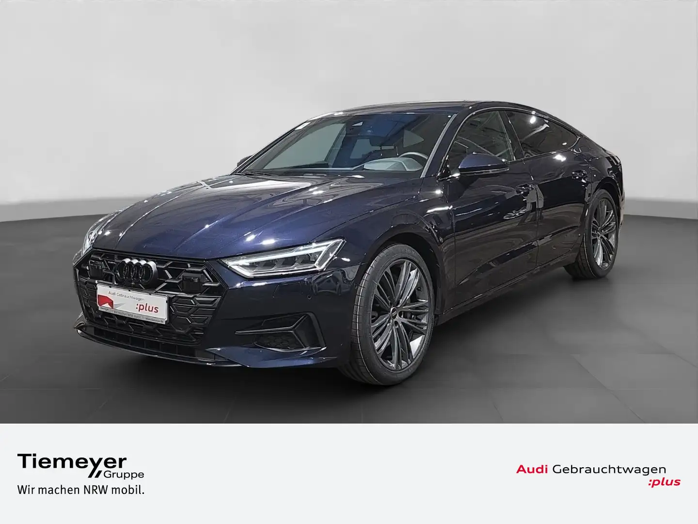 Audi A7 50 TFSI e Q LM20 LEDER MEMORY AHK H Blau - 1