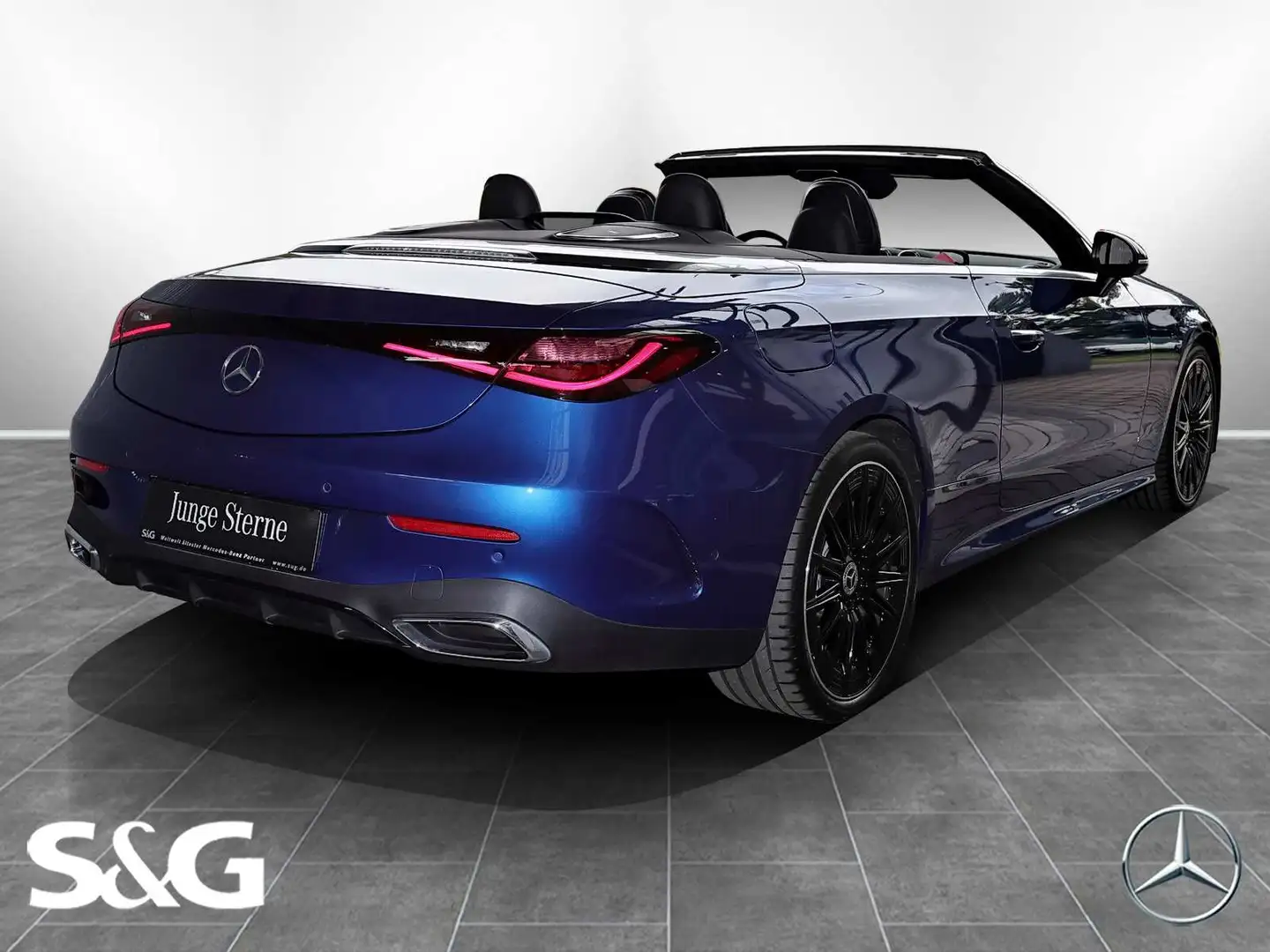 Mercedes-Benz CLE 300 4M Cabrio AMG DISTRONIC+TOTWINKEL+360° Blau - 2
