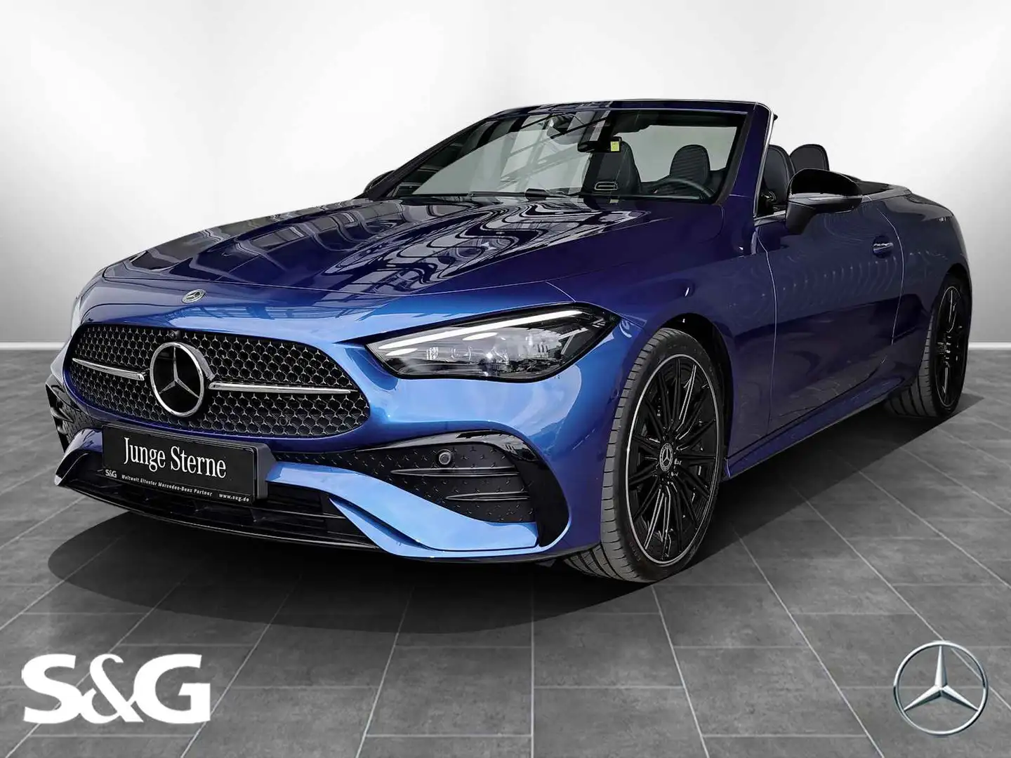 Mercedes-Benz CLE 300 4M Cabrio AMG DISTRONIC+TOTWINKEL+360° Bleu - 1