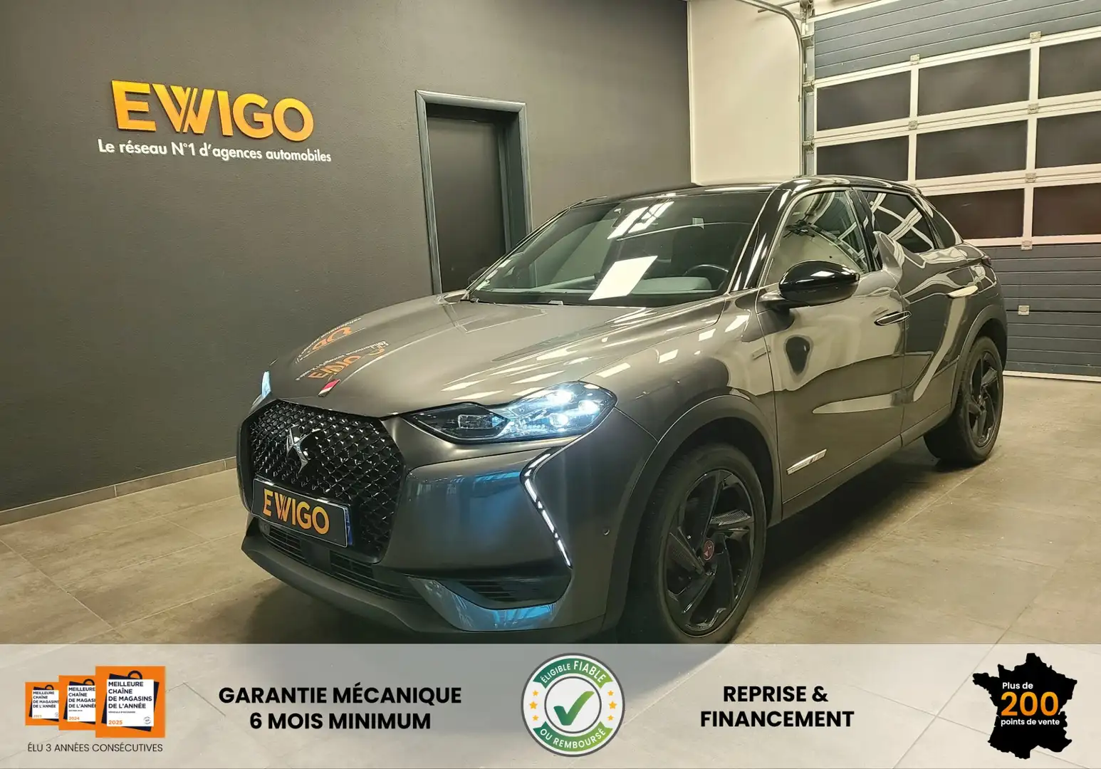 DS Automobiles DS 3 CROSSBACK 1.2 155ch PERFORMANCE LINE ETA8 + Courroie ok 08/2023 - 1