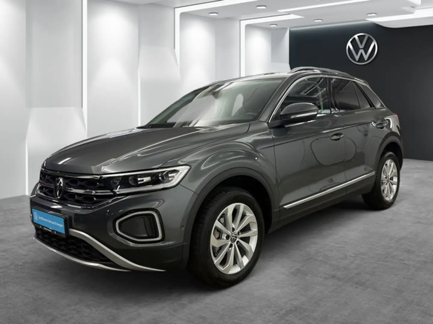 Volkswagen T-Roc 1.5TSI DSG Style AHK RFK NAVI LED Grau - 2